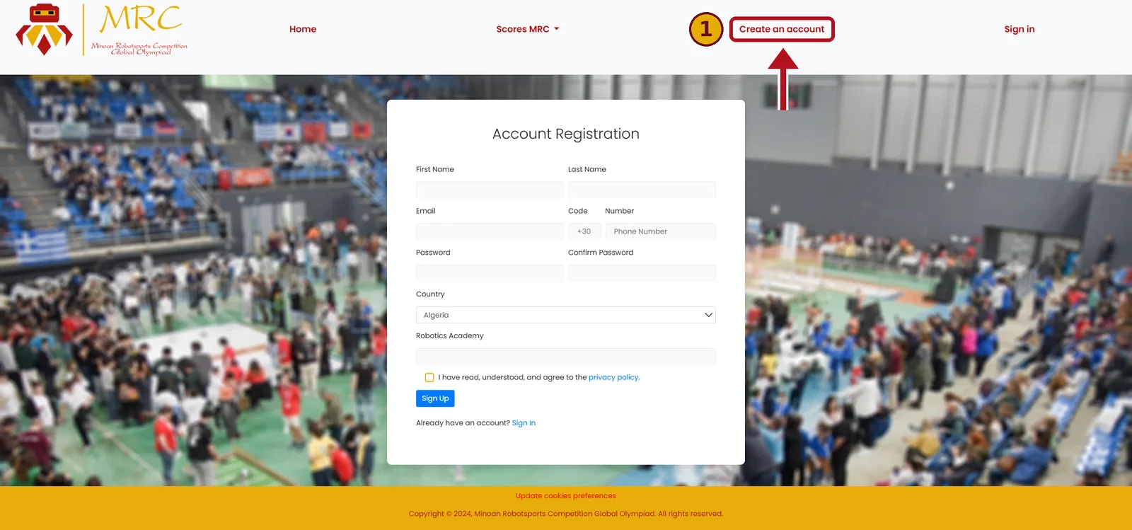 Create an Account